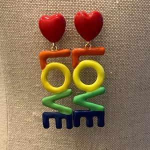 Bauble Bar Love Earrings